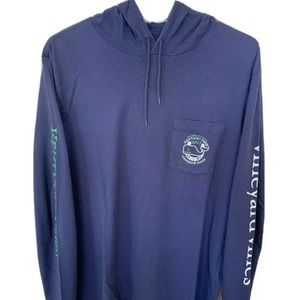 Vineyard Vines Mens Hoodie- Size: Small  Navy Blue